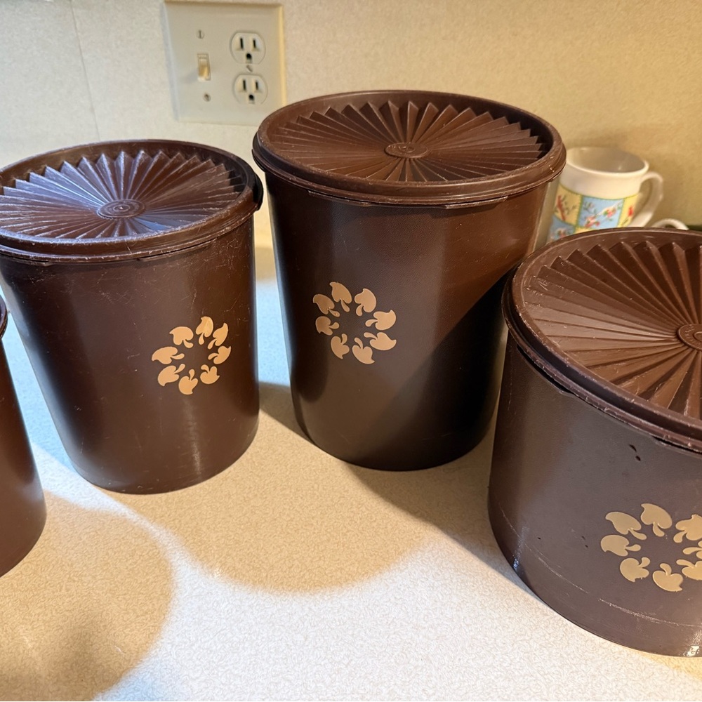 Tupperware Brown Food Storage Containers